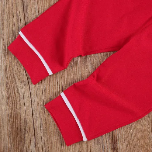 Miniatura 5 de Conjunto de pijama de manga larga con botones para niña pequeña, conjunto de ropa de dormir