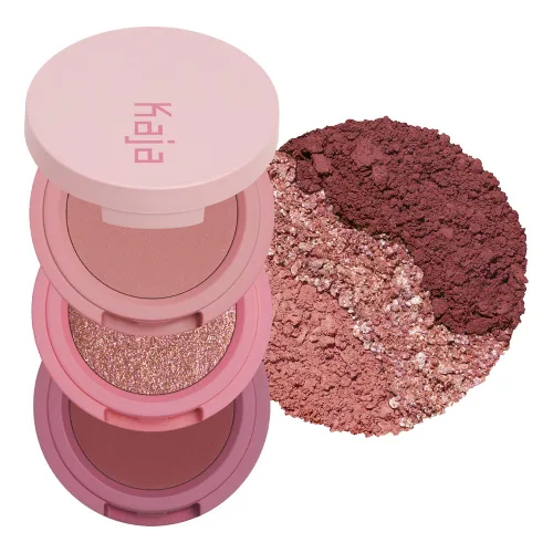 Miniatura 12 de Kaja Beauty Bento Collection - Trío de sombras de ojos elásticas Tonos naranja melocotón, tamaño de viaje, 02 Flor de Naranja, premio Allure Best