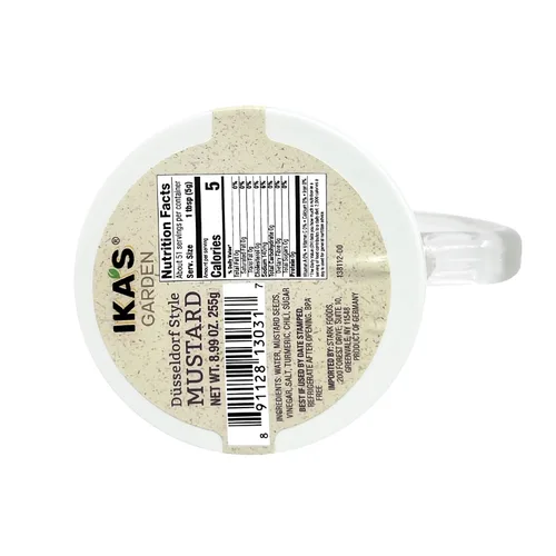 Miniatura 4 de Ika's Garden Mostaza estilo Düsseldorf – Mostaza alemana suave y picante en taza de cerveza reutilizable, 8.99 oz – Tarro sin BPA, producto