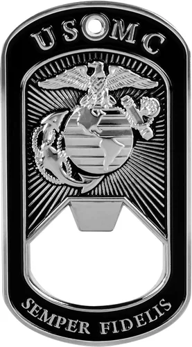 Miniatura 2 de USMC Tun Tavern - Abridor de botellas de identificación Moneda de desafío de cumpleaños del Cuerpo de Marines Regalos para abridor de cerveza