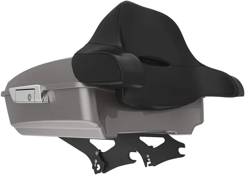 Miniatura 237 de King Tour Pack para Harley Alpine Green, cierre de paquete turístico, portaequipajes superior, soporte de montaje negro, placa de metal para Harley