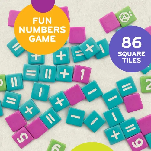 Miniatura 4 de Mobi Kids - Juego educativo de matemáticas, suma, resta, multiplicación y división en una cuadrícula de crucigramas, azulejos de función numérica