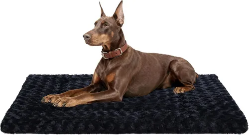 Miniatura 21 de Tapete lavable para cama de perro, suave y esponjoso, para mascotas, colchón para dormir para perros grandes, jumbos, medianos y pequeños, 30 x 19