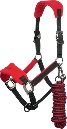 Miniatura 5 de LeMieux Vogue - Cuello para la cabeza de forro polar, cuello halter y cuerda de plomo, acolchado extra, ajustable en el bordillo y correa de encuesta