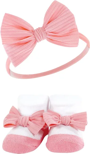 Miniatura 3 de Hudson Baby Conjunto de regalo de diadema y calcetines para niña