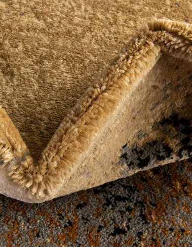 Miniatura 7 de Unique Loom Barista Collection - Alfombra Excelsa (octágono de 6 pies 1 pulgada, beige/marrón)