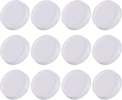 Miniatura 8 de uxcell Tapas para tarros de conserva, 2.76 pulgadas, boca regular, tapas de placa de hojalata a prueba de fugas para conservas de cocina