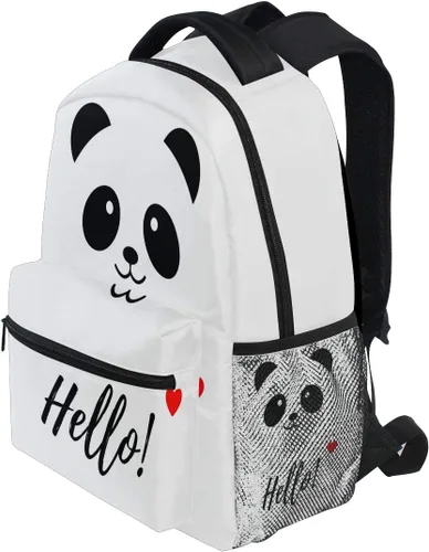 Miniatura 38 de ATTX Linda mochila con diseño de panda para niños y niñas, Panda-h, Ciclismo