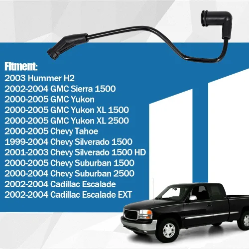 Miniatura 4 de Tubo de vacío regulador de presión de combustible Compatible con 1999-2005 Chevy Silverado Suburban Tahoe Buick GMC Yukon Cadillac 17113556