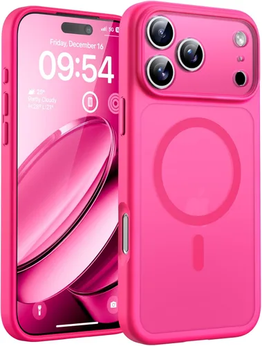 Miniatura 90 de TOCOL Funda magnética 3 en 1 para iPhone 14 Pro, mejorada [protección completa de cámara] con 2 protectores de pantalla, funda de grado militar Azul