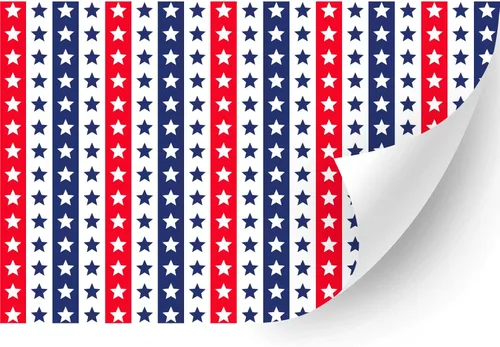Miniatura 8 de HTV4U American Theme - Vinilo de transferencia de calor con estampado (4 de julio, 18.5 x 12 pulgadas), vinilo para planchar, película de papel
