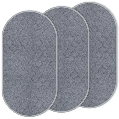 Miniatura 11 de Almohadilla acolchada para cambiar pañales para bebé, antideslizante, paquete de 3 almohadillas de incontinencia reutilizables de absorción pesada