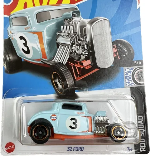 Miniatura 2 de Hot Wheels 2022 - Ford '32 - Azul Gulf - Rod Squad 5/5 - 237/250