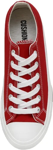Miniatura 5 de CUSHIONAIRE Tenis de lona Vina Low Top para mujer + espuma viscoelástica, Blanco, 1