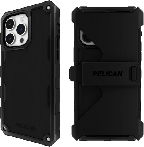 Miniatura 12 de Pelican Protector Series - Funda para iPhone 15 Pro de 6.1 pulgadas [compatible con MagSafe], funda magnética para teléfono con tecnología negro