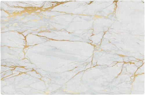 Miniatura 22 de Fiokroo Juego de 4 manteles individuales de mosaico negro, manteles individuales con antideslizantes, resistentes al calor, lavables para comedor