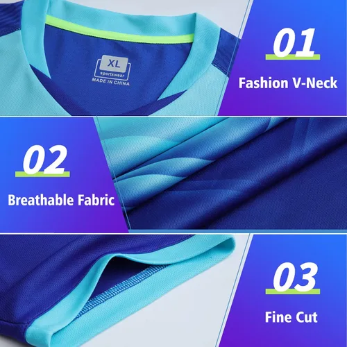 Miniatura 3 de VIPOKO Camisetas de fútbol personalizadas con cualquier nombre y logotipo del equipo, camisetas de fútbol personalizadas para hombres y niños