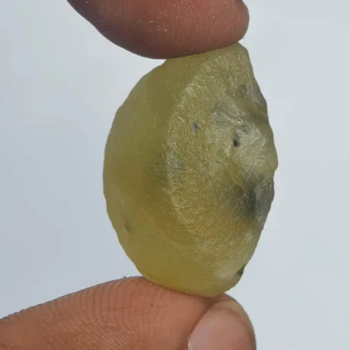 Miniatura 2 de GEMHUB Cristal curativo Prehnite verde de protección 22.50 Ct Natural Raw Prehnite, sin cortar áspero Prehnite Gema, Gema, Prehnita