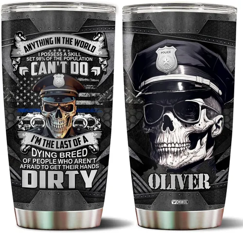 Miniatura 15 de Vaso personalizado de regalo para hombres fotógrafos, 20 onzas, taza de viaje de acero inoxidable aislada, botella de agua, Navidad, cumpleaños, día