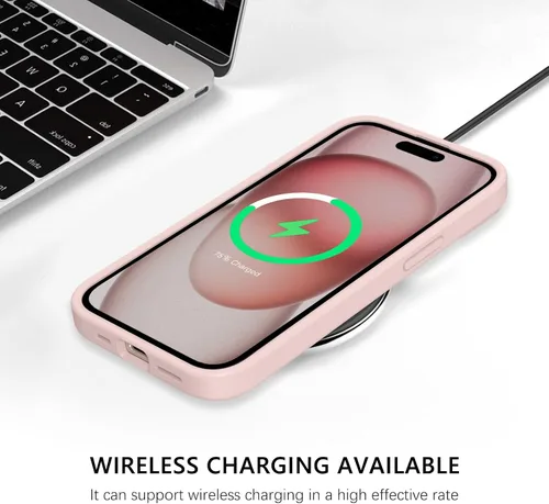 Miniatura 281 de GUAGUA Funda compatible con iPhone 17 Pro Max de 6.9 pulgadas, silicona líquida, goma de gel suave, delgada, forro de microfibra delgada