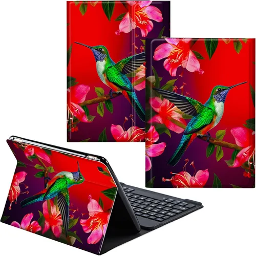Miniatura 88 de Funda para Samsung Galaxy Tab S6 Lite 2022/2020 Teclado inalámbrico desmontable y cubierta de cuero PU Funda protectora para tableta para Samsung