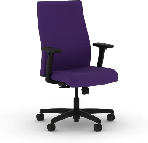 Miniatura 33 de HON Ignition 2.0 - Silla de oficina de tela, tapizada, brazos ajustables, silla de oficina ergonómica ejecutiva reclinable, con inclinación