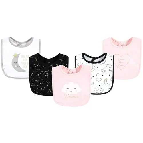 Miniatura 88 de Hudson - Babero unisex de algodón para bebé, baberos de algodón, talla única , Cactus rosa