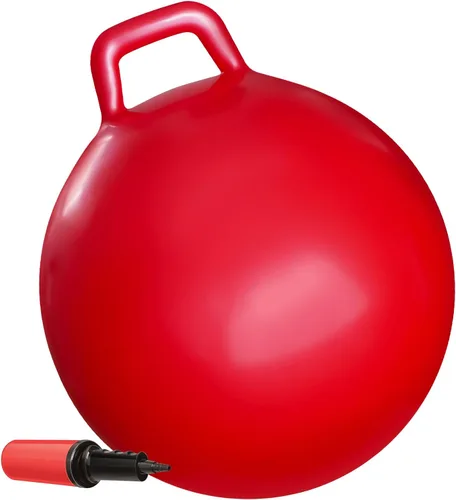 Pelota saltarina para niños de 7 a 9 años (pelota hippity hop, hopping ball, pelota saltarina con asas, sit & bounce, canguro saltarín, pelota de