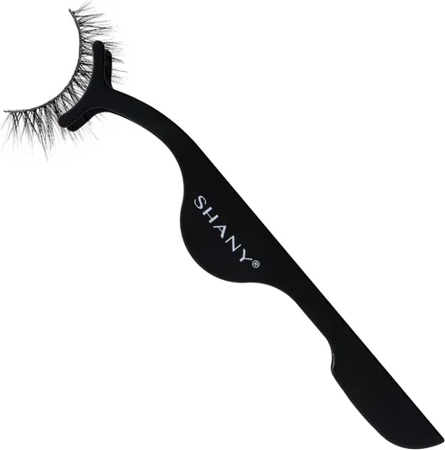 SHANY Kiss My Lash - Aplicador de pestañas sintéticas, herramienta aplicadora de acero inoxidable, pinzas de extensión de pestañas, removedor de