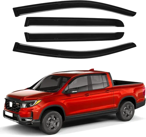 Miniatura 60 de Canvcle RAV4 Rain Guards - Window Visors for Toyota RAV4 2006-2012, Outside-Mount Tape-On Side Window Wind Deflectors for RAV4 Accessories, Vent