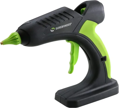 Surebonder Pistola de pegamento caliente completamente inalámbrica de 18 V con batería Ryobi, profesional, tamaño completo para bricolaje,