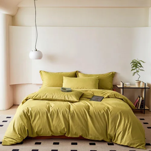 Miniatura 30 de CLOTHKNOW - Juego de edredón verde militar tamaño completo de 3 piezas, juego de ropa de cama verde oscuro, edredón suave con 2 fundas de almohada