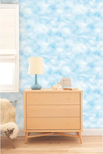 Miniatura 4 de RoomMates RMK10709WP - Papel pintado rosa en nubes despegar y pegar