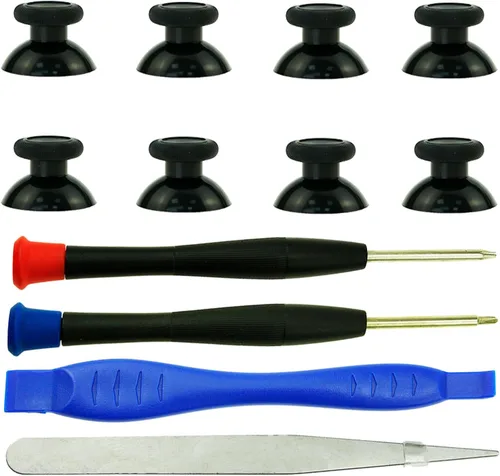 Miniatura 16 de Kit de reparación de joysticks analógicos de repuesto para controlador Xbox Core, palanca de pulgar para Xbox One S/X/Elite, piezas de palillos