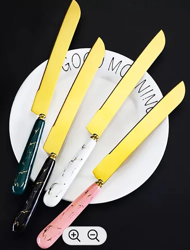 Miniatura 9 de Chandler Cake and Pie Server Kit Wedding Cake Serving Kit Stainless Steel 18/10 Cutlery Set 2 Pieces Pastry Servers (Green)