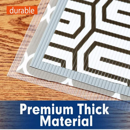 Miniatura 5 de Forro de estante, forro de cajón, forro de gabinete de 12 x 120 pulgadas para armarios de cocina, revestimientos de estante no adhesivos, papel