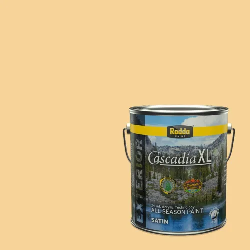 Miniatura 93 de Rodda Paint CASCADIA XL Pintura e imprimación satinada exterior en uno, cuarto de galón, otoño niño