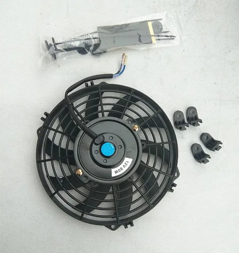 Miniatura 7 de Radiador de aluminio de 3 filas + ventilador para Toyota Land Cruiser FJ40 FJ45 Gasolina MT 1970-1980 1971 1972 1973