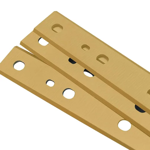 Miniatura 4 de FOXBC Repuesto de cuchillas de titanio de 12-1/2 pulgadas para cepilladora DeWalt DW734, repuesto DW7342, juego de 3