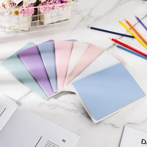 Miniatura 6 de Ddaowanx Paquete de 24 cuadernos rayados coloridos, diarios a granel, 72 páginas, 36 hojas, 8.3 x 5.5 pulgadas, tamaño A5, cuadernos de escritura