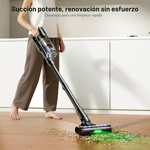 Miniatura 2 de Trucozie - Aspiradora inalámbrica, aspiradora ligera con soporte autónomo, palo aspiradora con tiempo de funcionamiento de 50 minutos, potente
