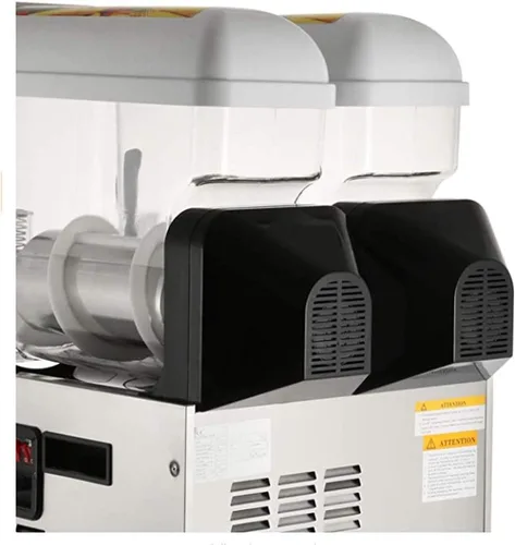 Miniatura 6 de YUEWO Electrodomésticos Herramientas de cocina Máquina de granizado de bebidas congeladas, 2 x 15 L, máquina de granizado de bebidas congeladas
