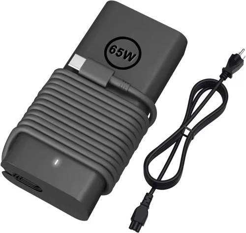 Nuevo cargador USB C de 65 W para laptop compatible con Dell Laptop Charger tipo C para Dell Latitude 5420 5520 5540 7420 7410 3450 5290 7400, XPS