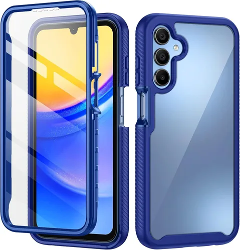 Miniatura 24 de seacosmo Diseñada para funda de teléfono Galaxy A14 5G, cubierta de cuerpo completo a prueba de golpes, con protector de pantalla integrado, funda
