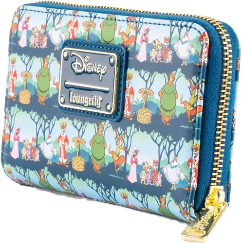 Miniatura 4 de Loungefly Disney Robin Hood Sherwood - Cartera de piel sintética con estampado completo, Multi, Cartera