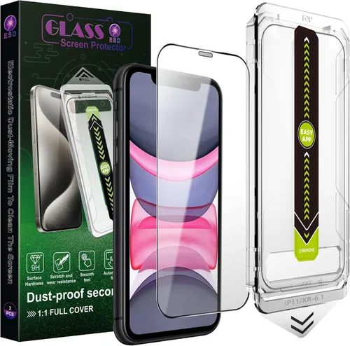 Miniatura 16 de Paquete de 2 protectores de pantalla mate antiluz azul para iPhone 14 Pro Max/15 Plus/16 Plus (6.7 pulgadas), vidrio templado 9H, antirreflejos