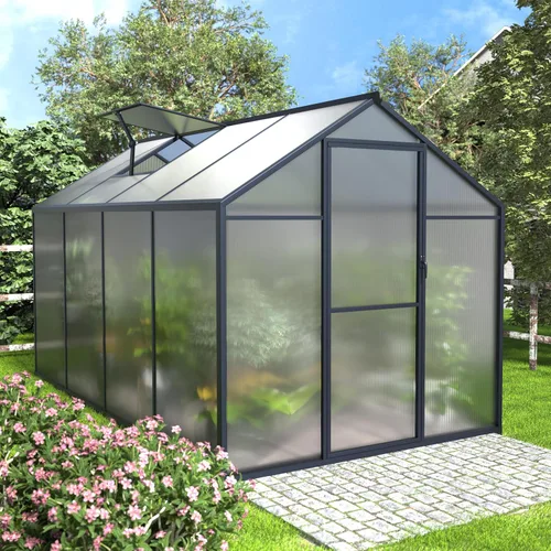 Miniatura 13 de VEIKOU Invernadero de 6 x 12 pies para exteriores, estructura de remache mejorada con 2 rejillas de ventilación, puerta con cerradura, policarbonato
