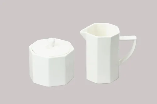 Miniatura 9 de Bone China - Forma de cono de porcelana, Elegance White Cup Espresso de 5 onzas y platillo, juego de 6 tazas y 6 platillos