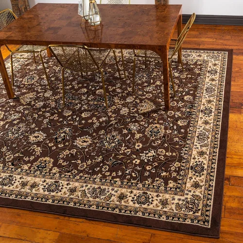 Miniatura 67 de Unique Loom Colección Sialk Hill - Alfombra de área Washington (7' 10" x 10' Rectángulo Burdeos/Crema)