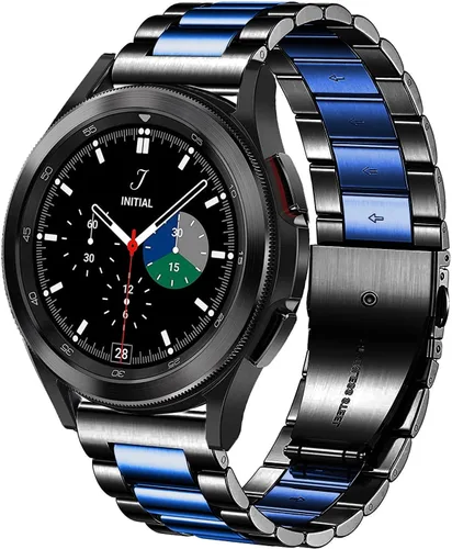 Miniatura 25 de DEALELE - Correas compatibles con Samsung Galaxy Watch 7 / FE / 6/6 Classic / 5/5 Pro / 4/4 Classic/Galaxy 3 de 41 mm, correa de repuesto de metal